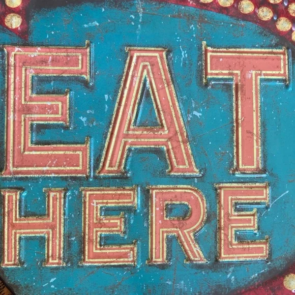 Vintage style metal wall sign - Picture 2 of 4